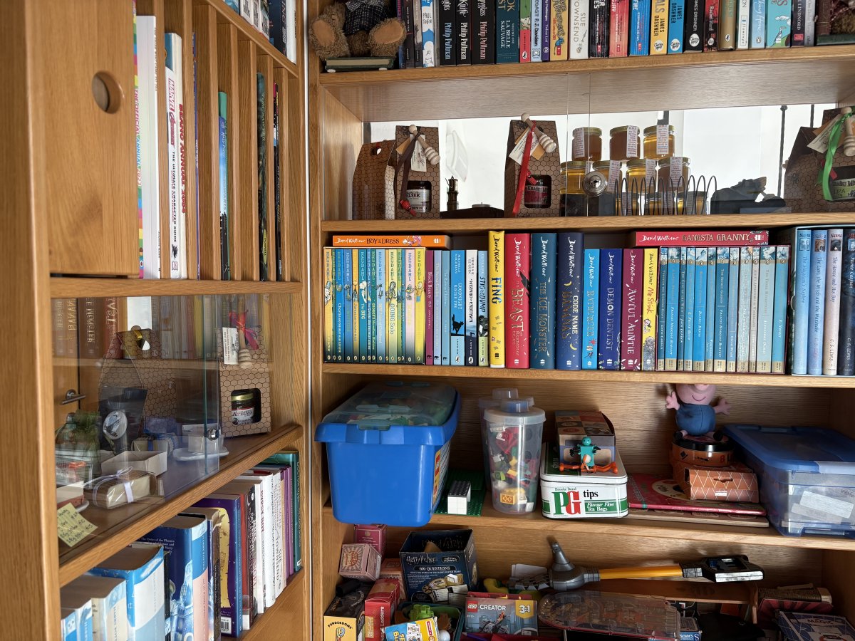 Plenty of lego and other stuff in the Kids section of our library..