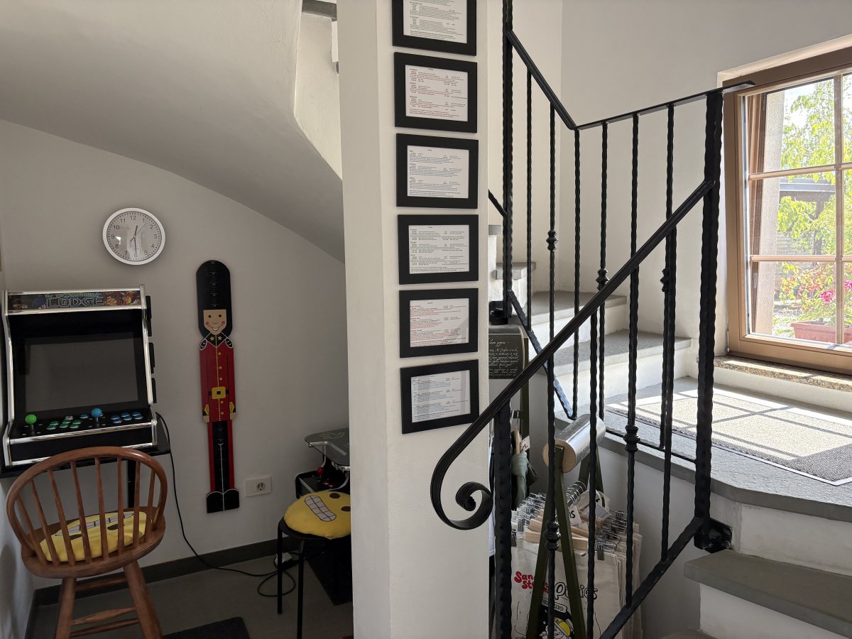 The very popular arcade section of the Lodge..