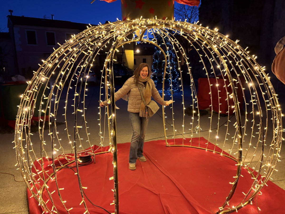 Xmas decs in a hill top village in nearby Istria, Croatia.. Xmas decs in a hill top village in nearby Istria, Croatia..