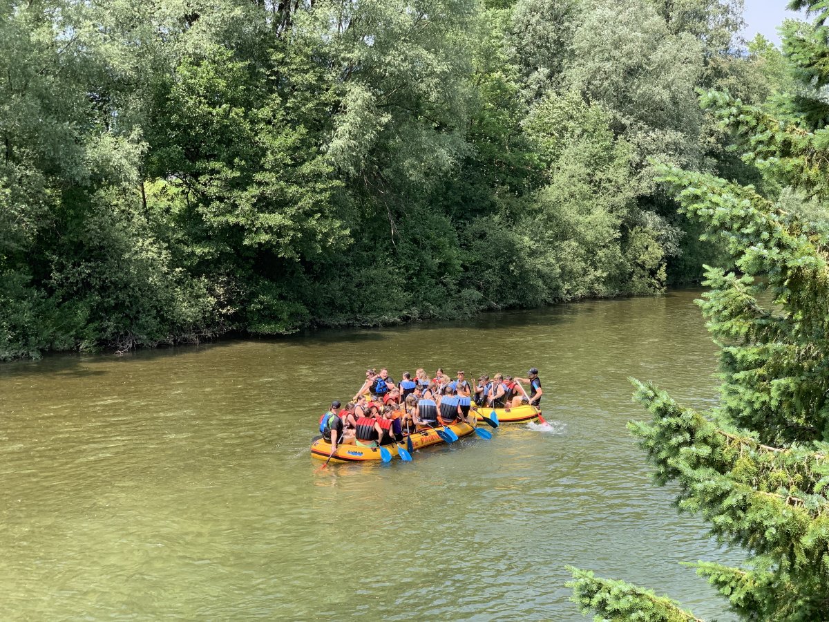 Two different tribes having a water fight.. Two different tribes having a water fight..