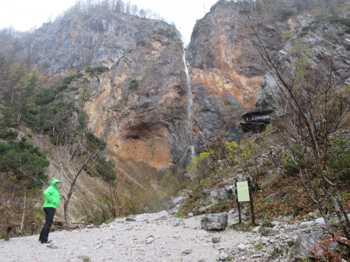 this is how the Rinka waterfall looked when we arrived..