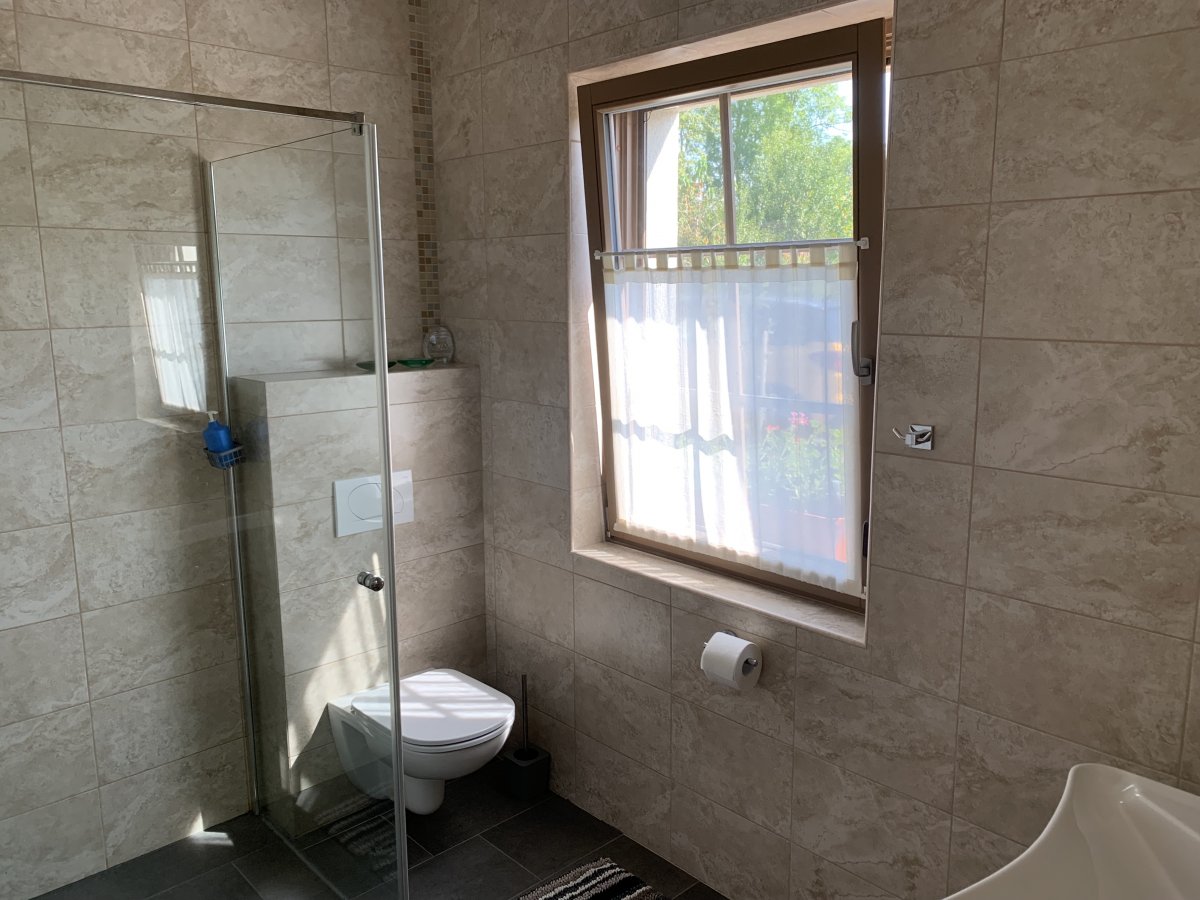 we made the bathrooms as big and luxurious as possible!