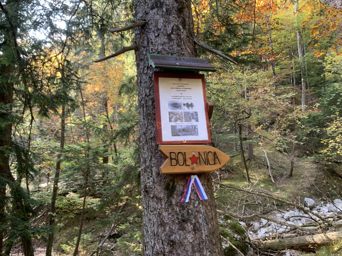 Secret Kamnik Partisan hospital this way please..