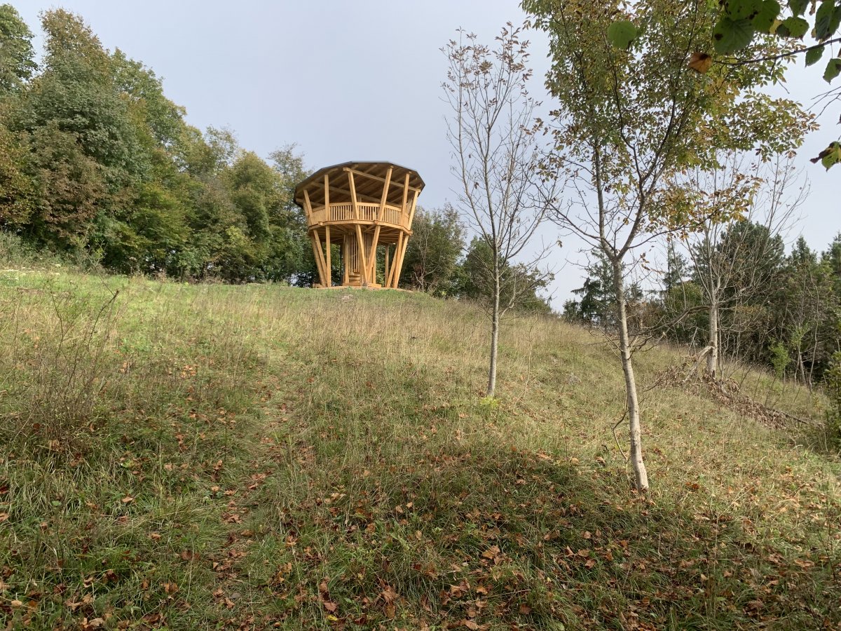 this is a perfect spot for a viewing tower as you can see the entire lake area at any time of the year..