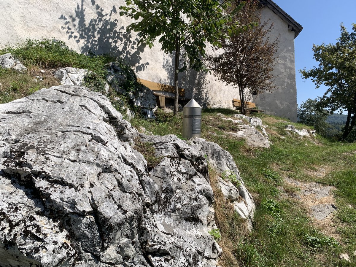 This metal space rocket thingy is one of about half a dozen replicas dotted around the country.. the original is on top of Triglav, Slovenia's highest mountain.. This metal space rocket thingy is one of about half a dozen replicas dotted around the country.. the original is on top of Triglav, Slovenia's highest mountain..
