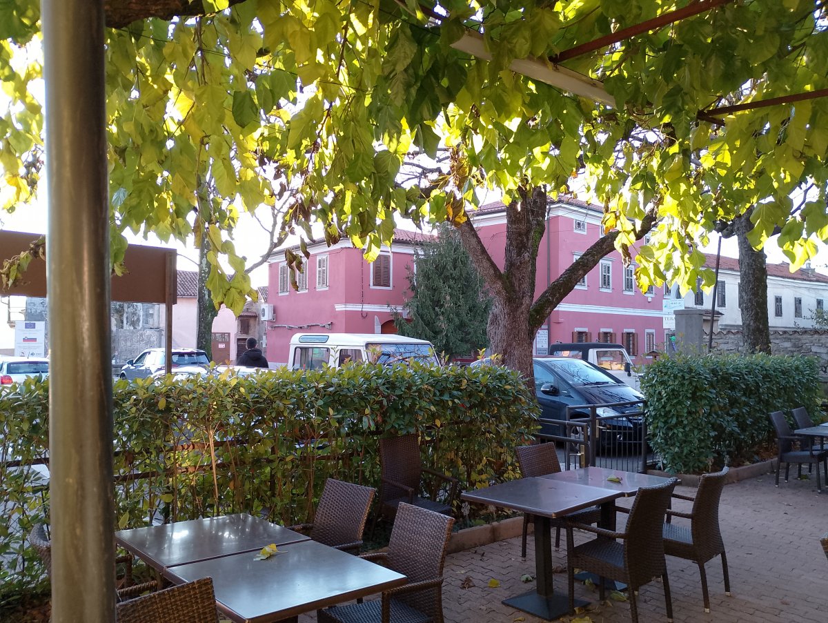 Dutovlje is a perfect stopover when visiting the Red Karst for a coffee or a meal..