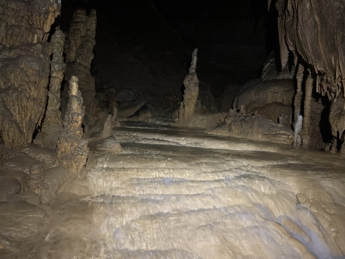 the waterfall at Kalvarija..