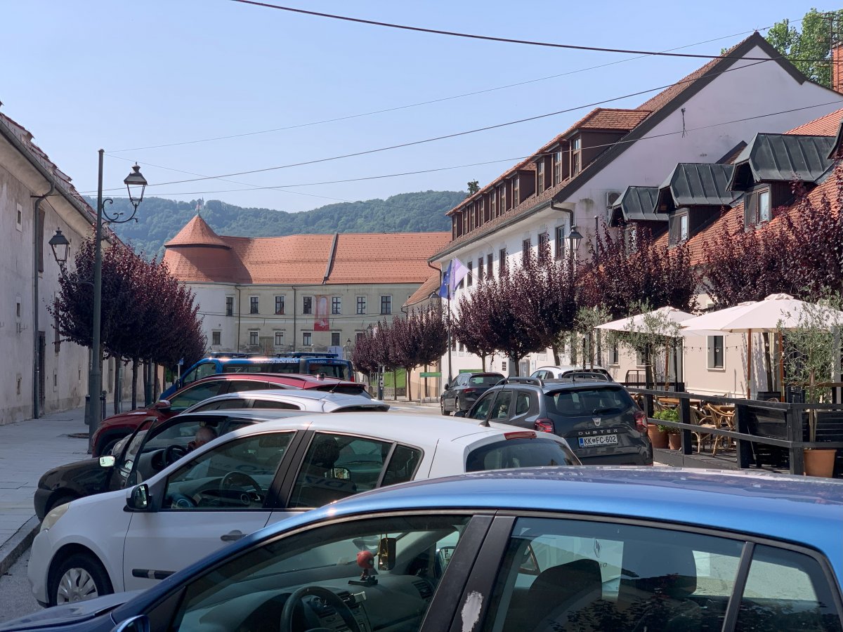 the Castle is at the other end of the High St..