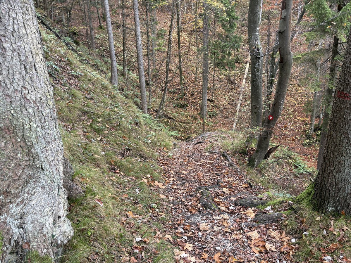 The Secret Hospital path is seriously steep in most parts, so not one to try if wet.. The Secret Hospital path is seriously steep in most parts, so not one to try if wet..