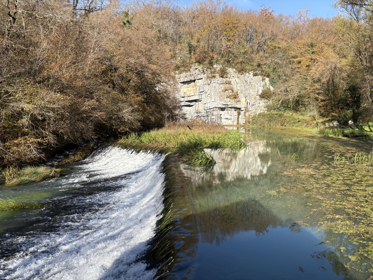 We came mid autumn and this is the view you will get..