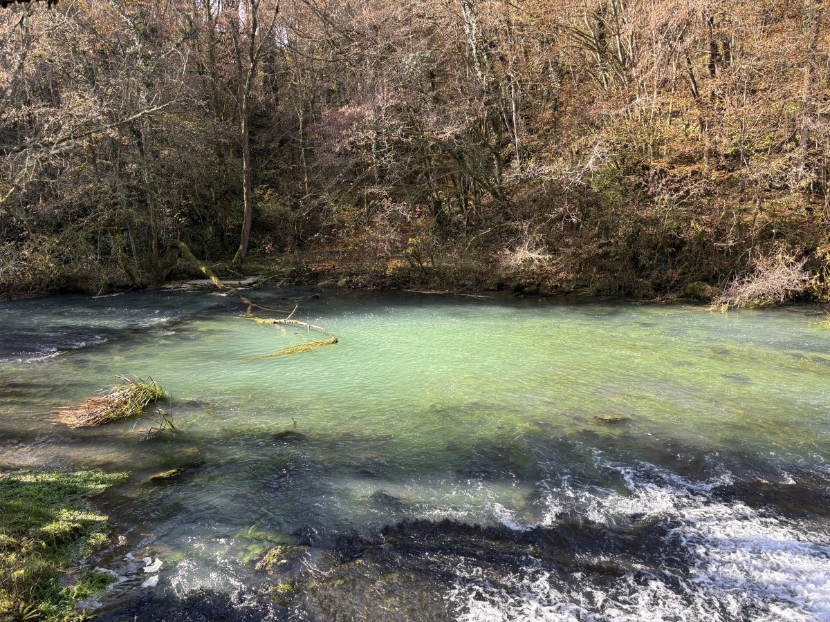 The KRUPA river flows off to join the Kolpa river, which forms the border between Slovenia and Croatia..