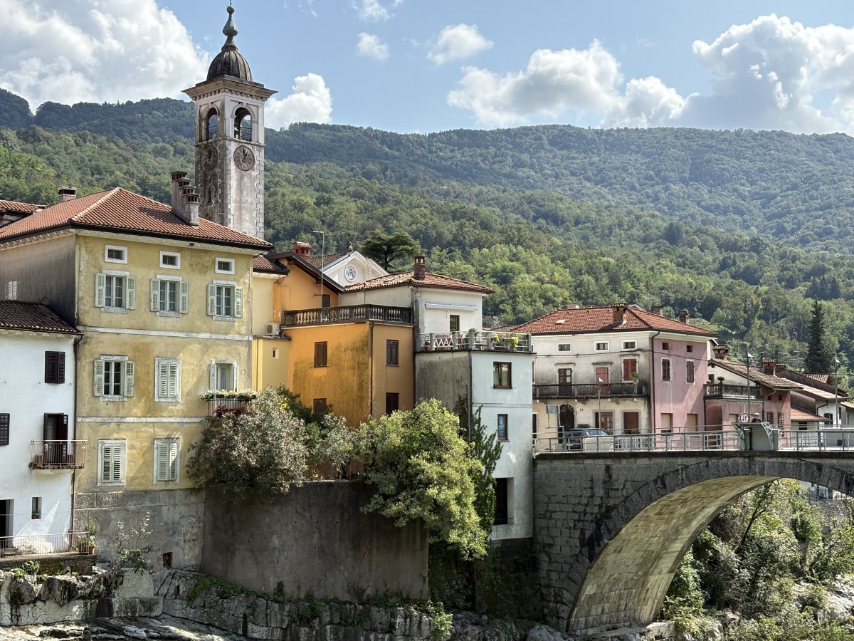 Kanal is one of the prettiest villages in Green Slovenia and that is saying something.. Kanal is one of the prettiest villages in Green Slovenia and that is saying something..