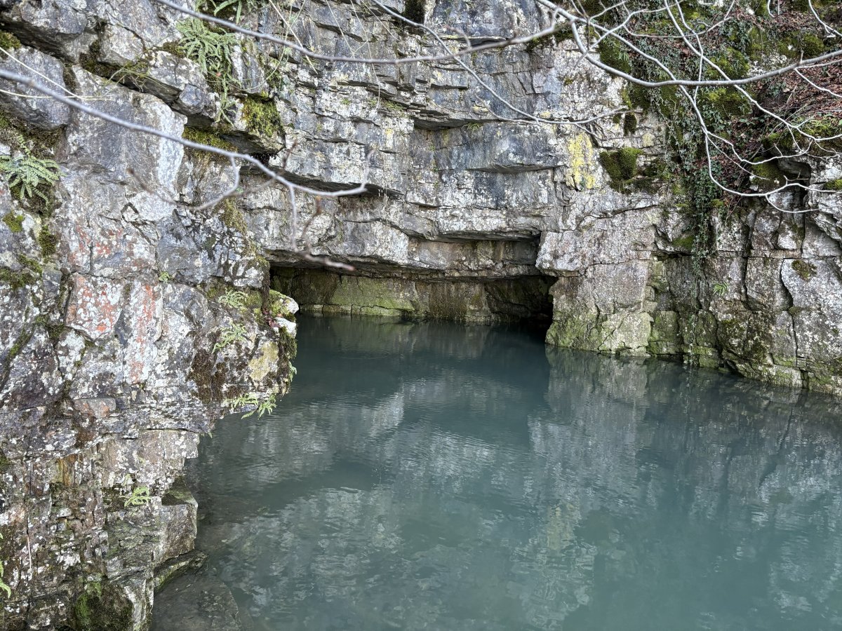 The biggest disappearing lake of them all is 25 mins from the Lodge at Cerknica and this is one of the secret caves that helps to fill up to 40KM Sq of lake with crystal clear water..