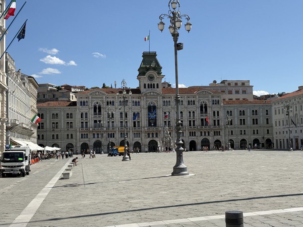Trieste.. Grand central plaza by the seafront..