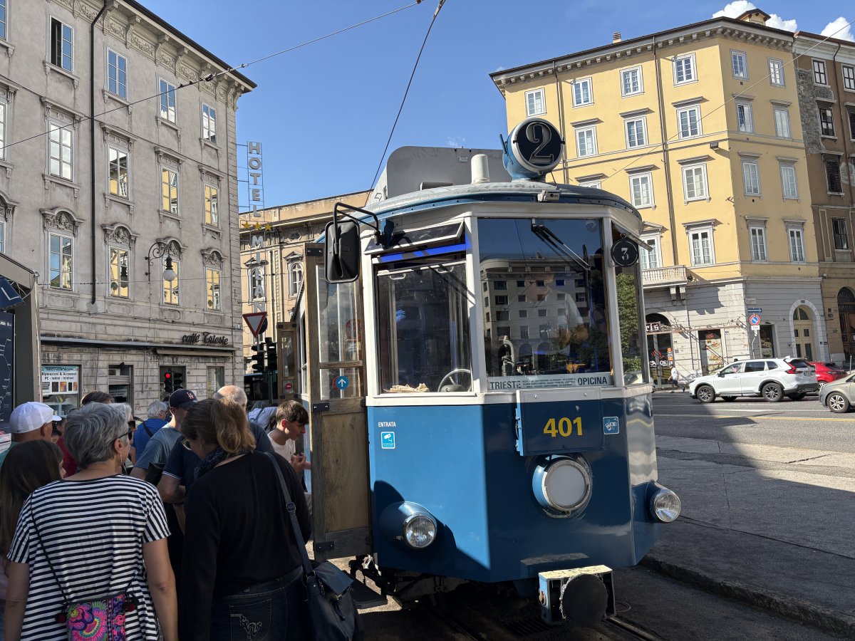 Trieste.. The Trieste to Opicina tram leaves from just off the city centre..