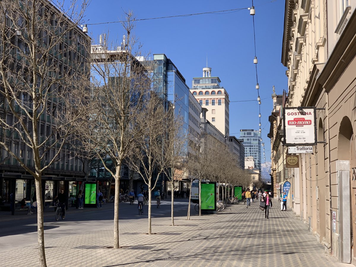 Ljubljana.. Go get your rooftop view from the cafe at the top of this tower..