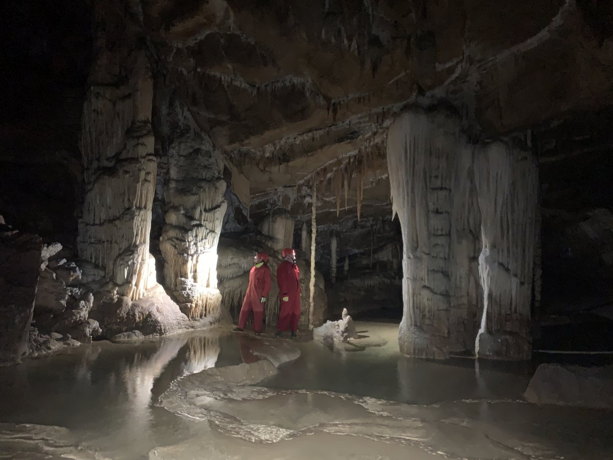 Only 100 lucky people per year will get to see this part of the Krizna Cave..