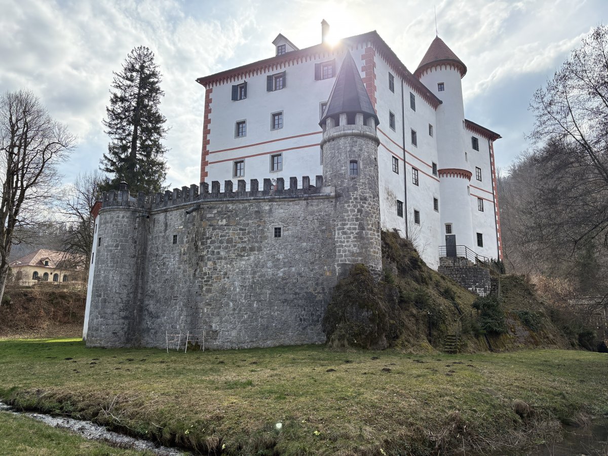 Sneznik is an absolute beauty, with twists & turns & turrets & secrets.. Soooooooooo much better than Ljubljana Castle..